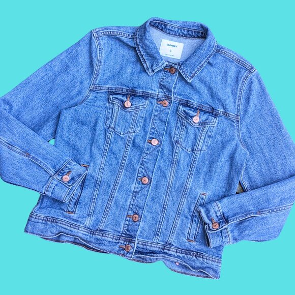 Handmade, Upcycled One Piece Denim Jacket Size L - Picture 2 of 4